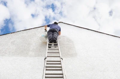 Peinture extérieure aux Nouillers — façades et ravalement